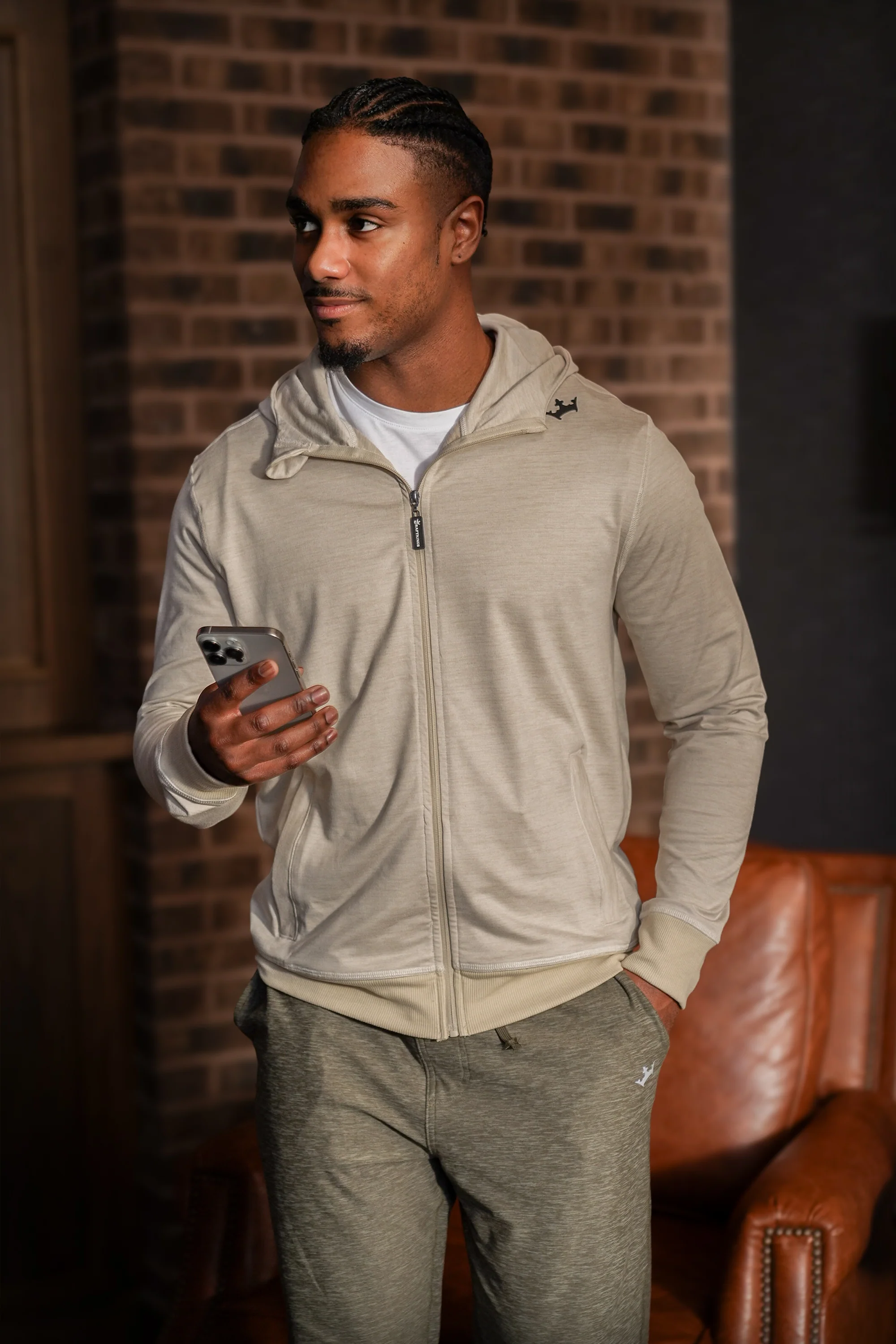 Action Men's Performance Full Zip Hoodie - Image 15