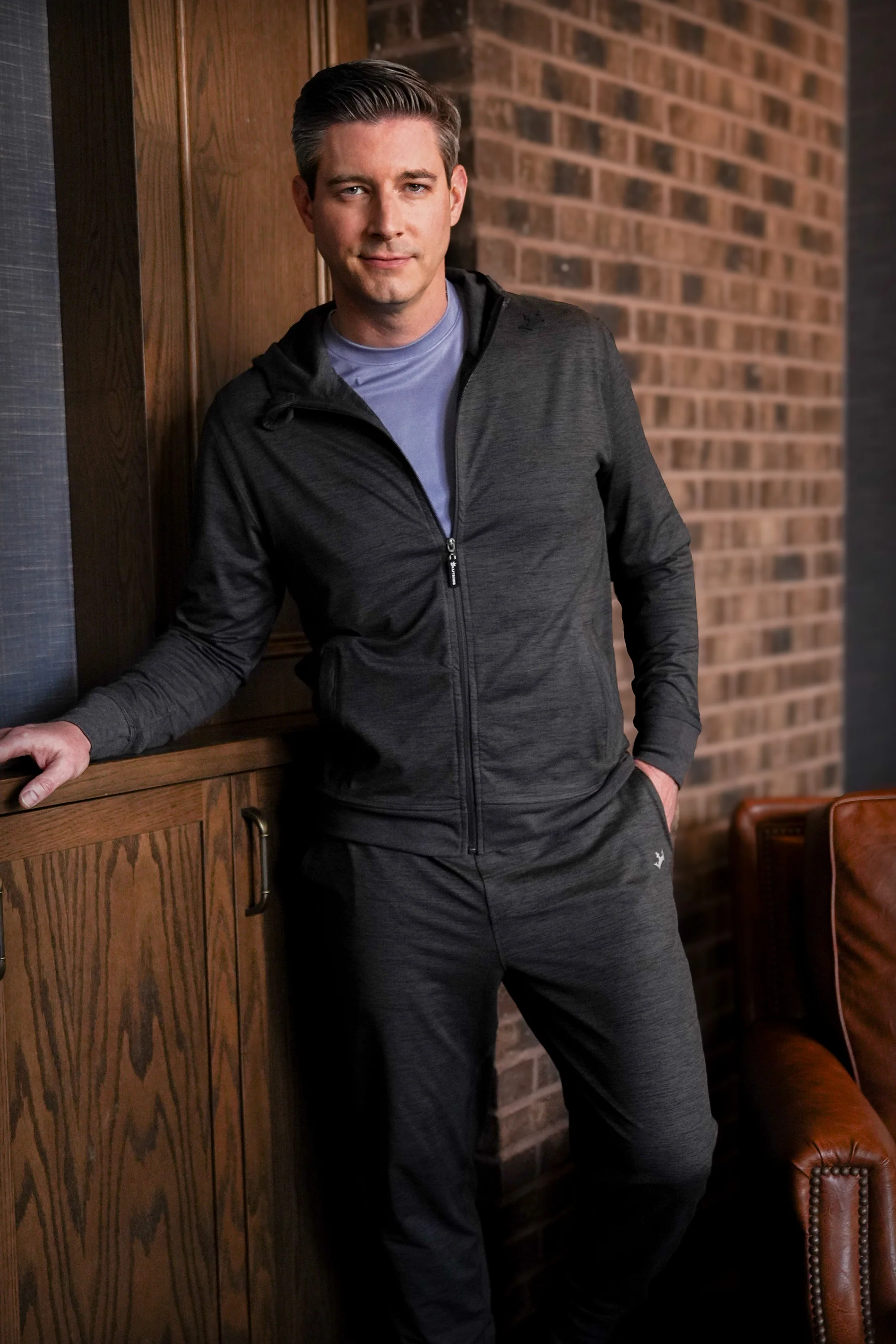 Action Men's Performance Full Zip Hoodie - Image 7