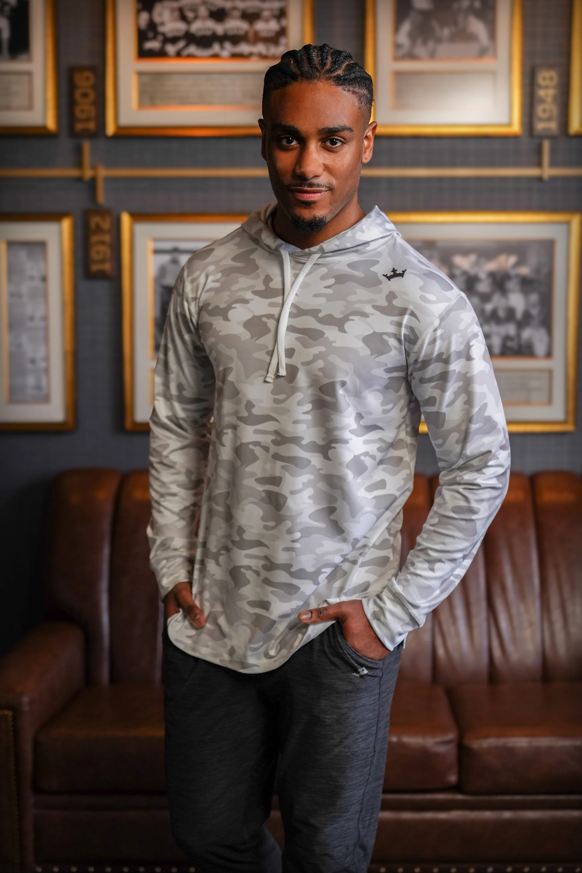Action Men's Performance Hoodie - Image 3