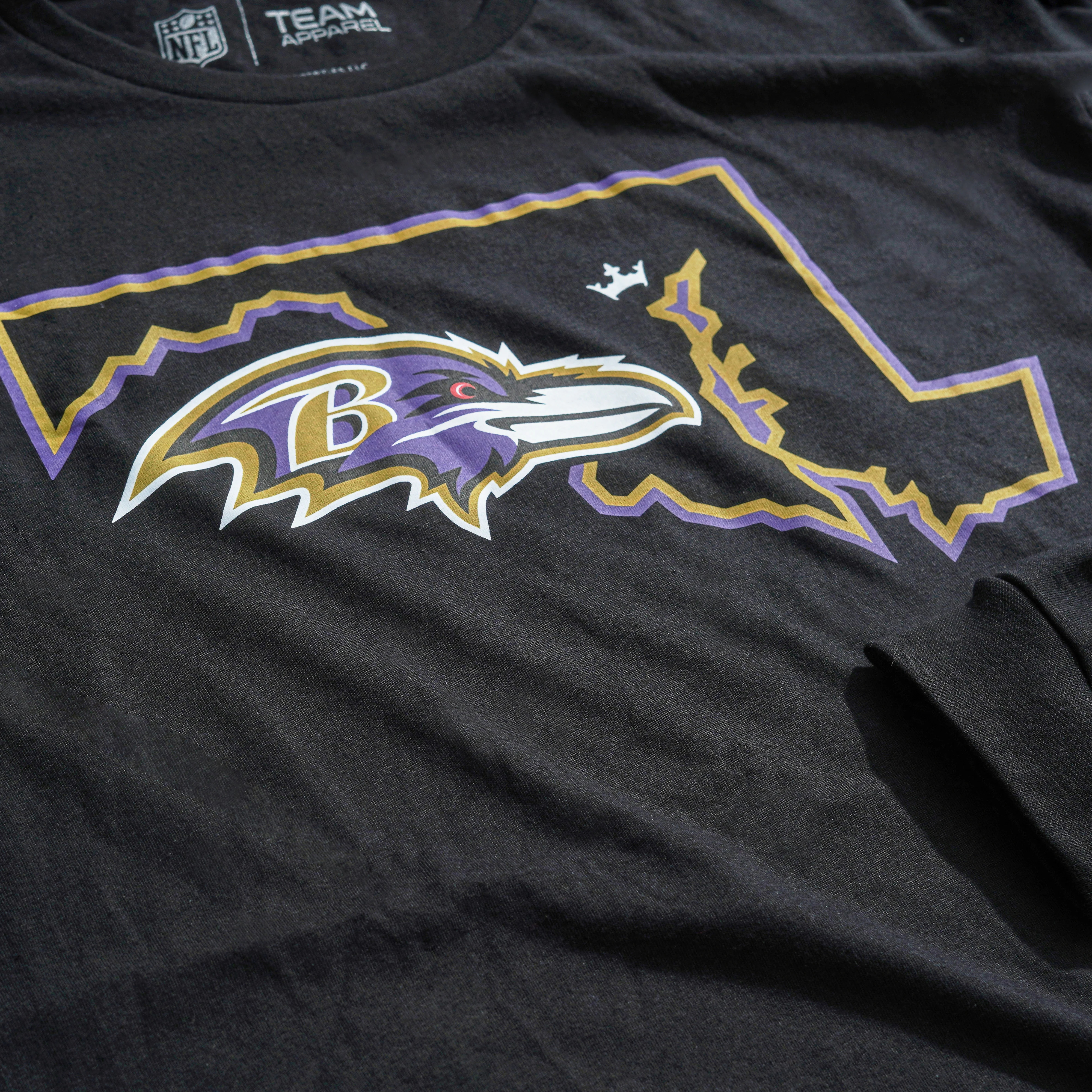 Baltimore Ravens Crown Long Sleeve Shirt - Image 3