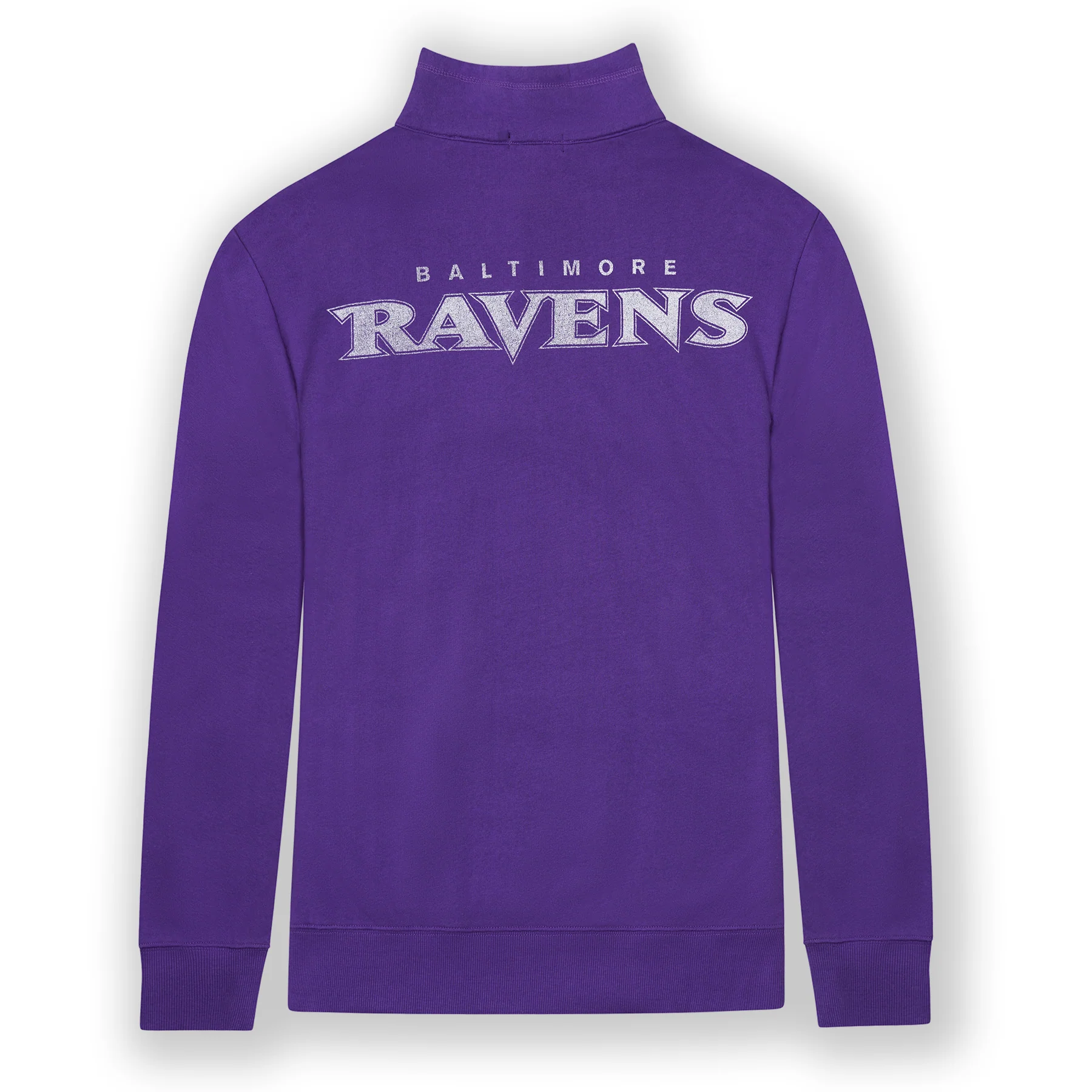 Baltimore Ravens Junk Food Men's Mock 1/4 Button Up - Image 3