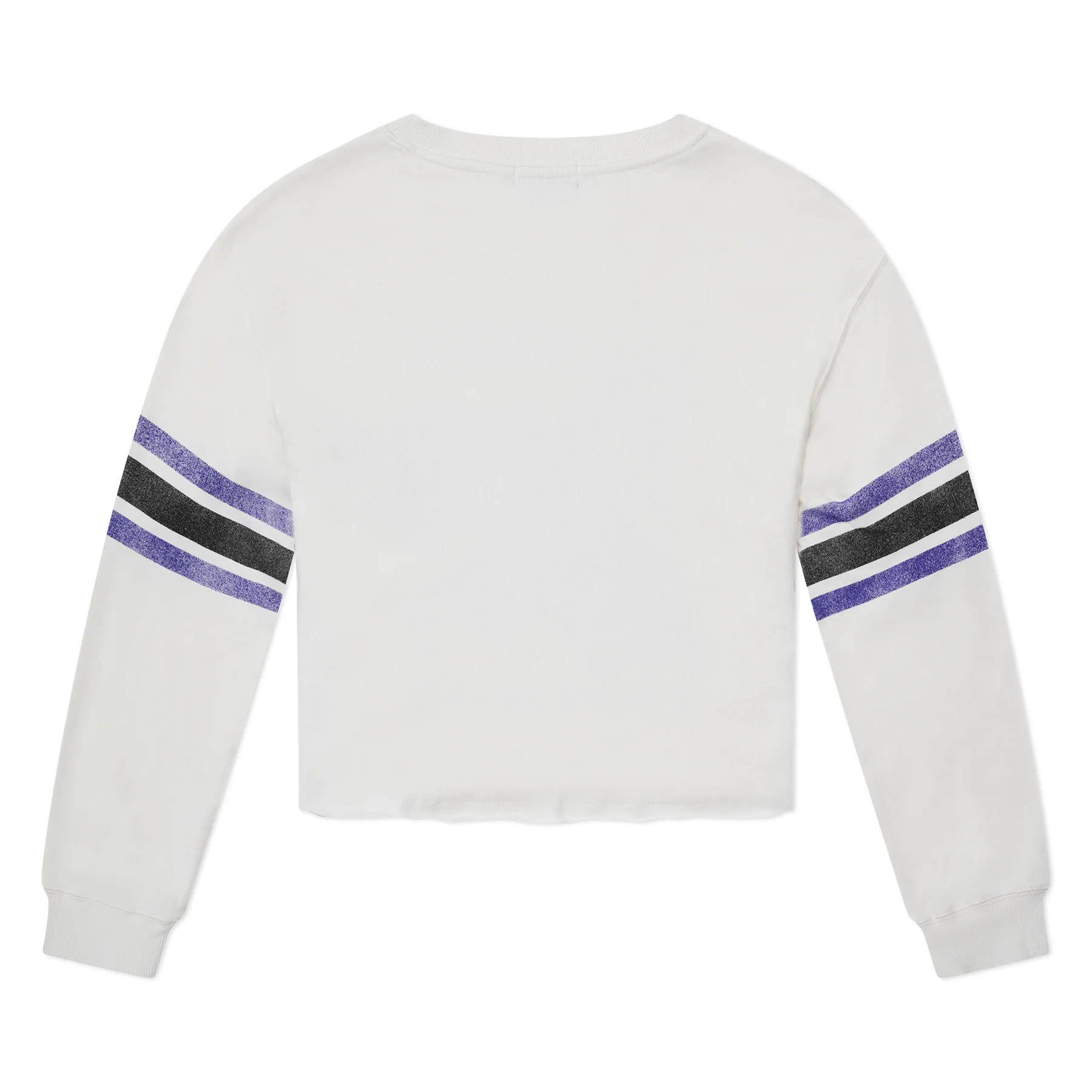 Baltimore Ravens Junk Food Women's Kickoff Crop Crewneck - Image 3