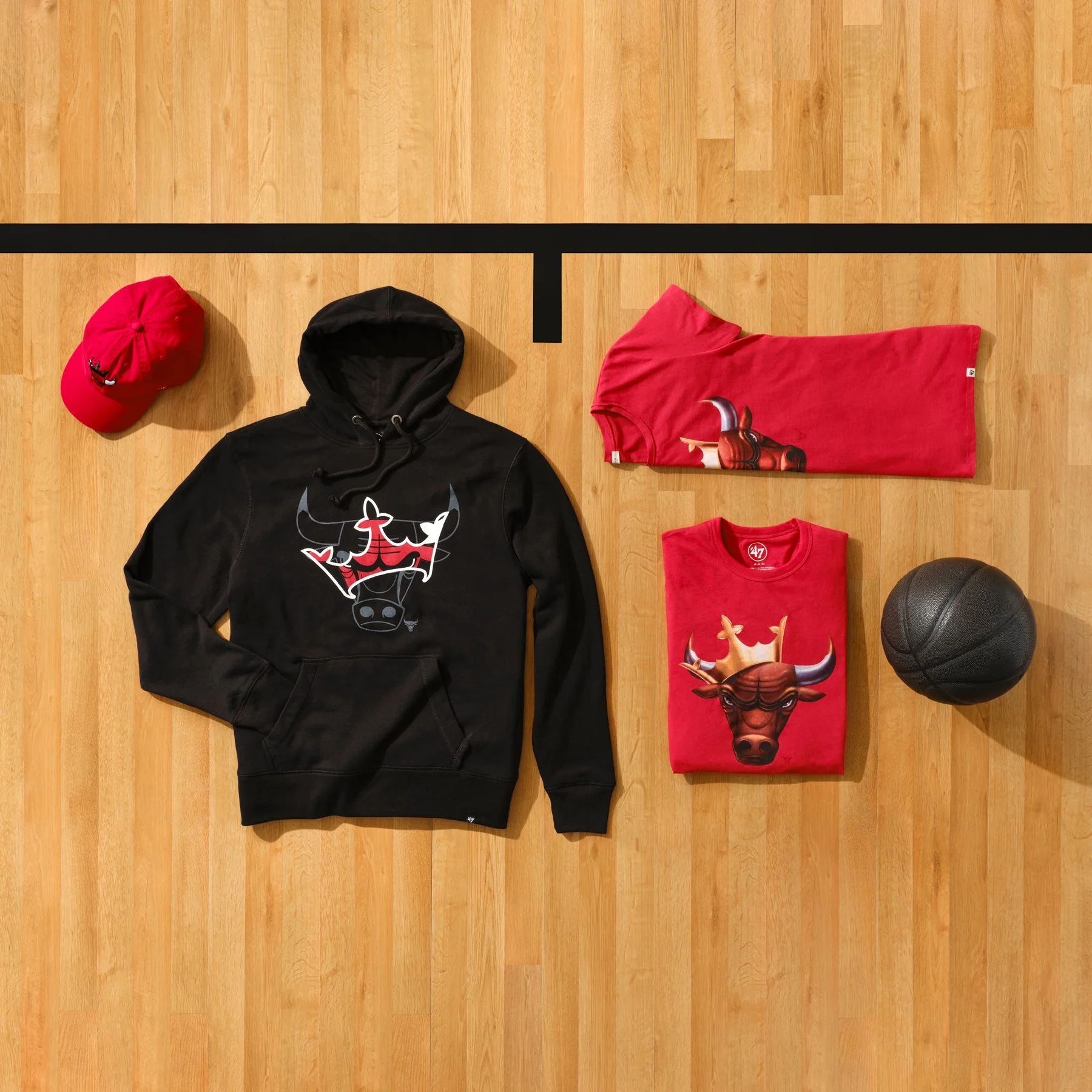 Chicago Bulls Crown '47 Women's Frankie T-Shirt - Image 4