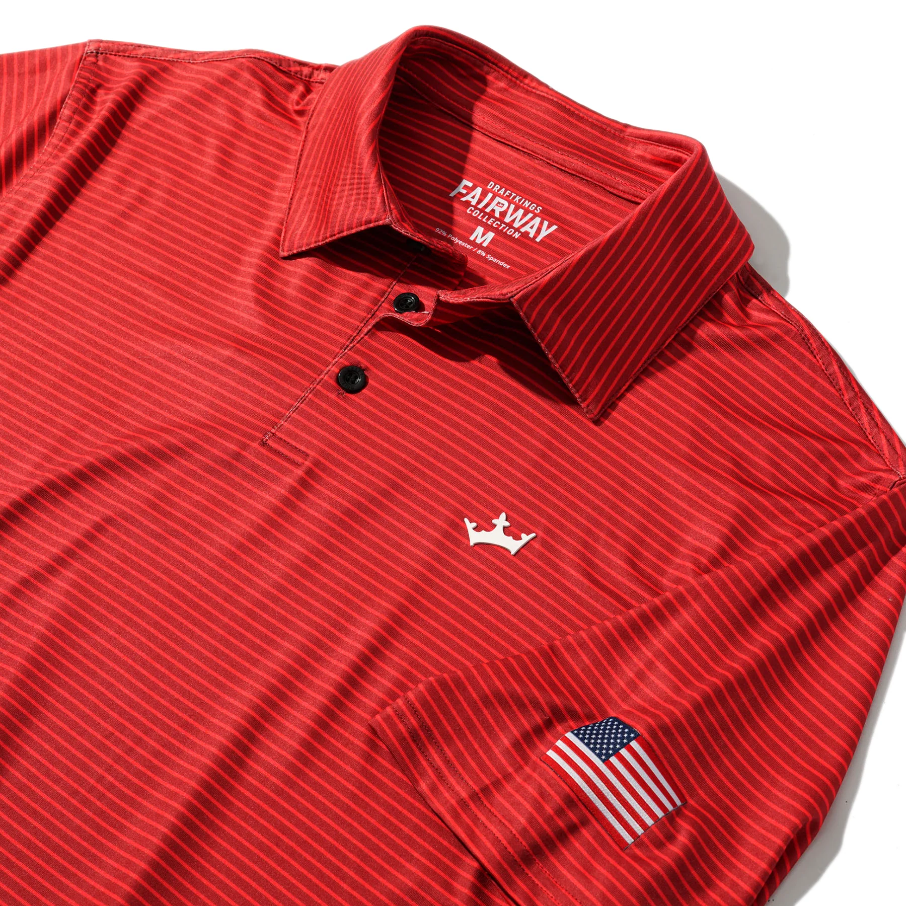 DraftKings Men's Freedom Golf Polo - Image 3
