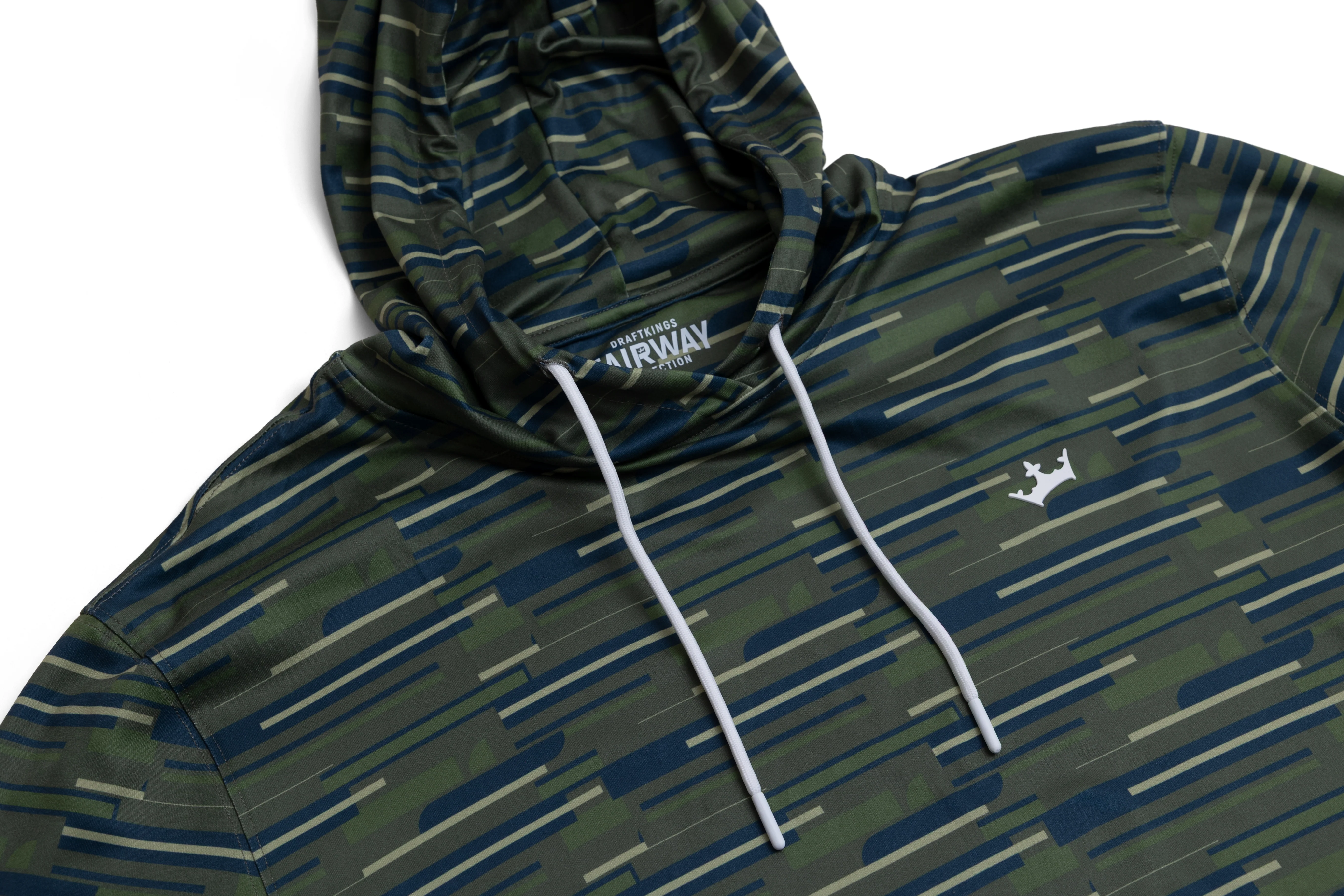 DraftKings Men's Camo Golf Hoodie - Image 5