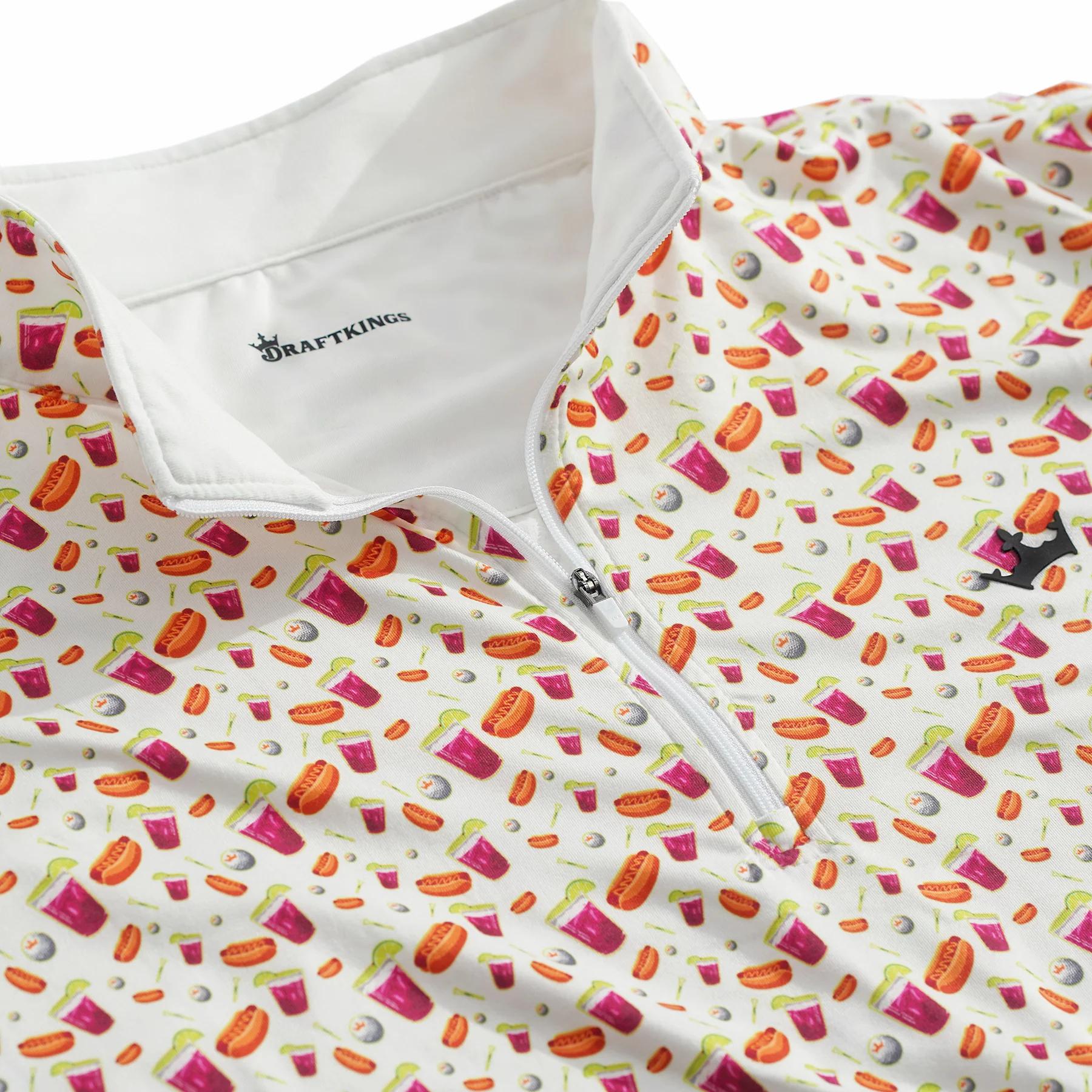 DraftKings Men's Snack Shack Golf Quarter Zip - Image 3