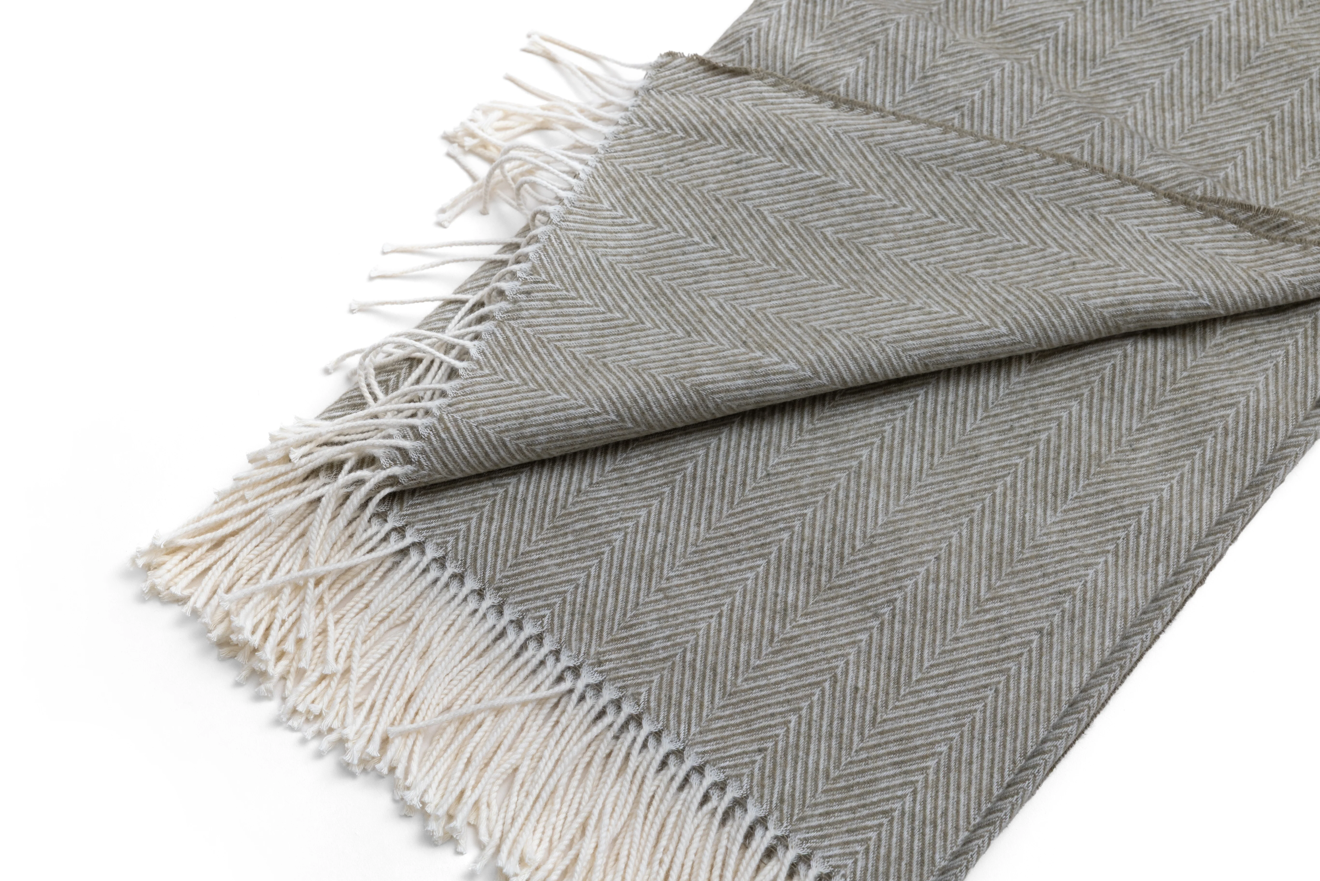 DraftKings x Quince Italian Cotton Herringbone Throw - Image 3