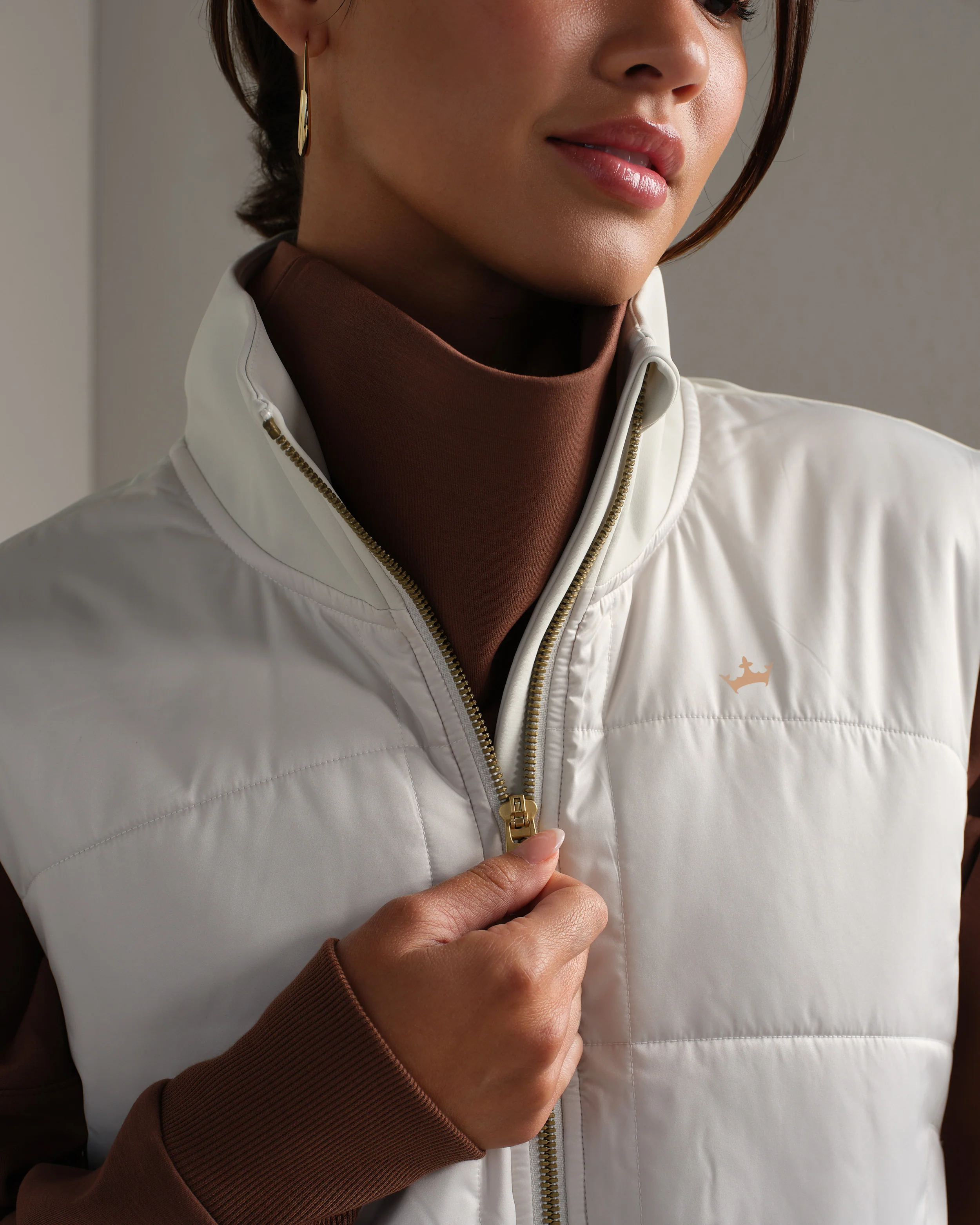 DraftKings x Rhone Women's Chalet Quilted Vest - Image 3
