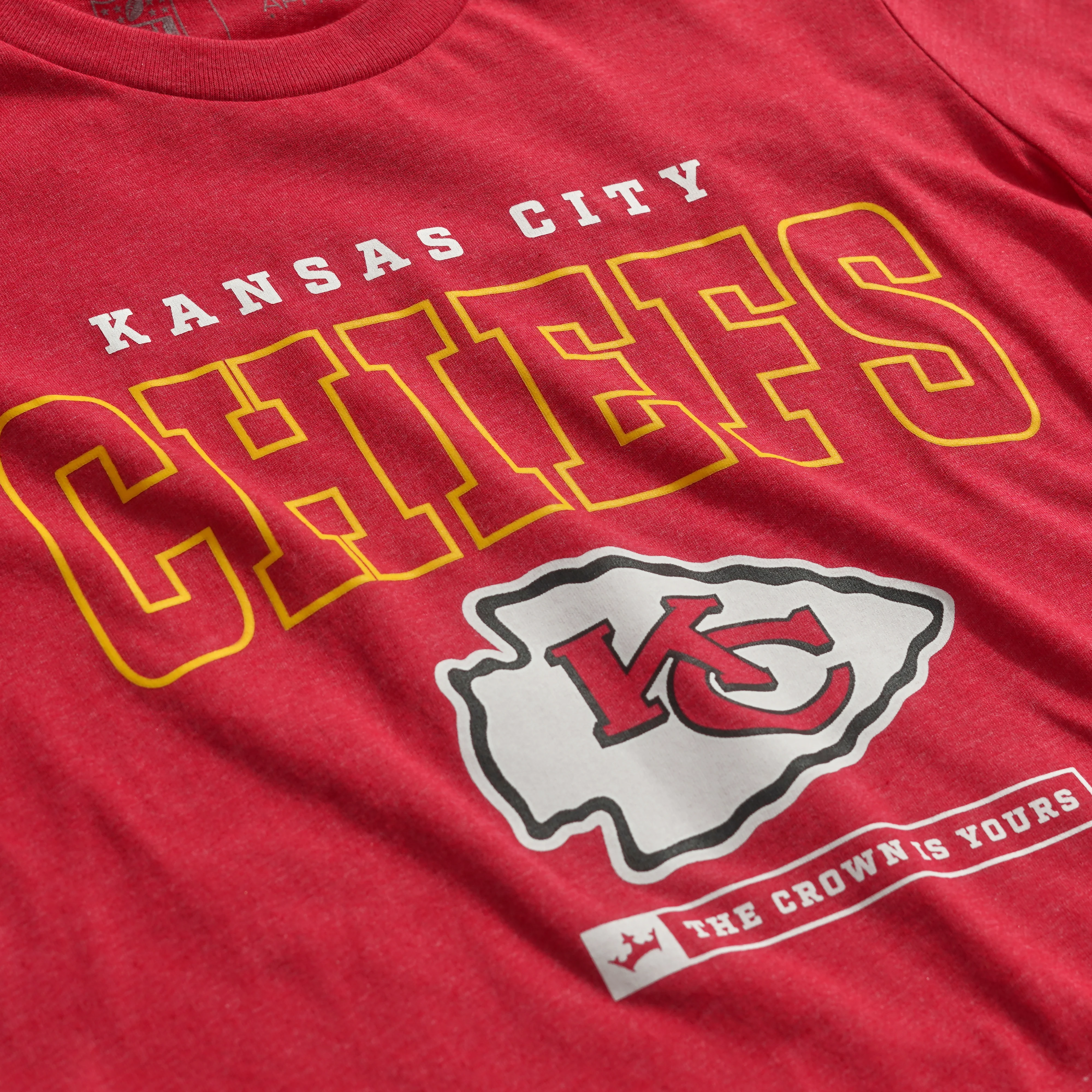 Kansas City Chiefs Crown Women's Short Sleeve T-Shirt - Image 3