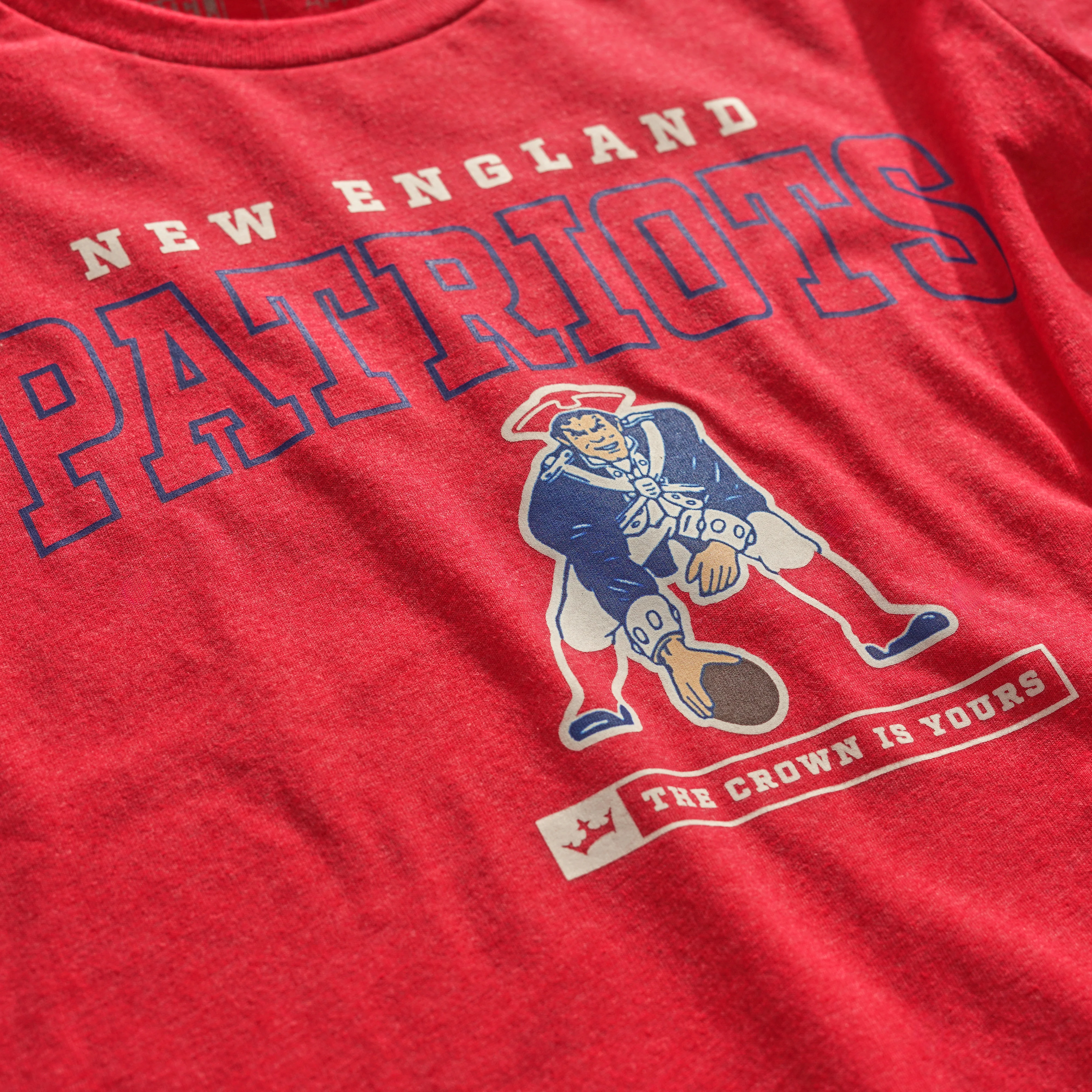 New England Patriots Crown Women's Short Sleeve T-Shirt - Image 3