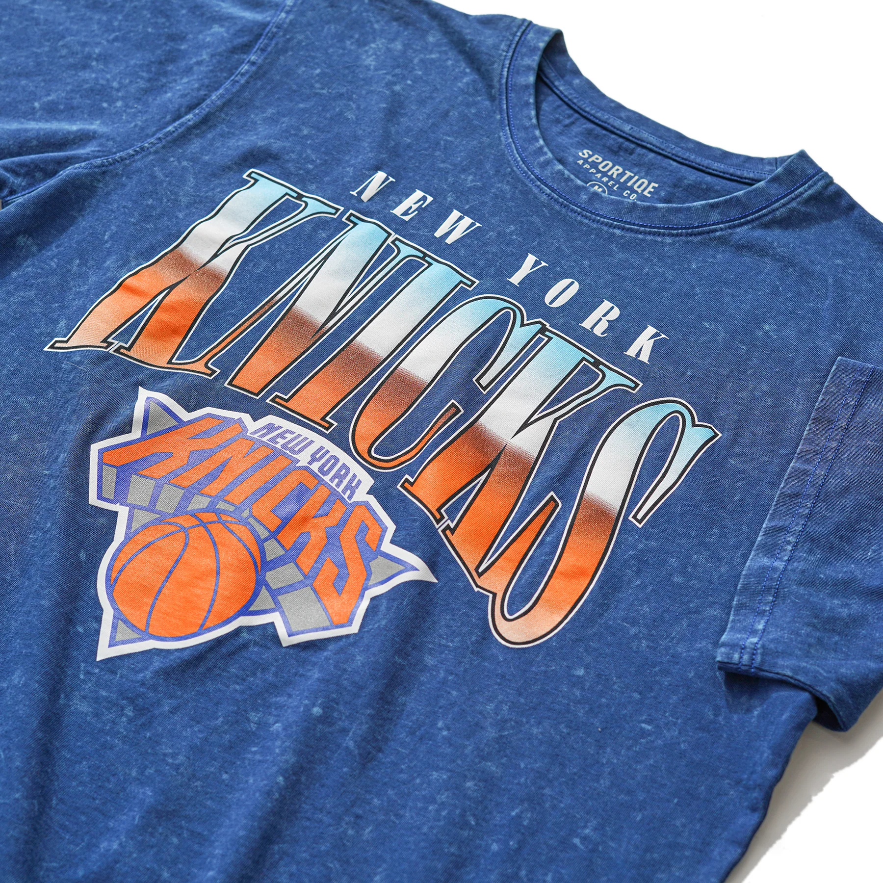 New York Knicks Fadeaway Sportiqe T-Shirt - Image 3