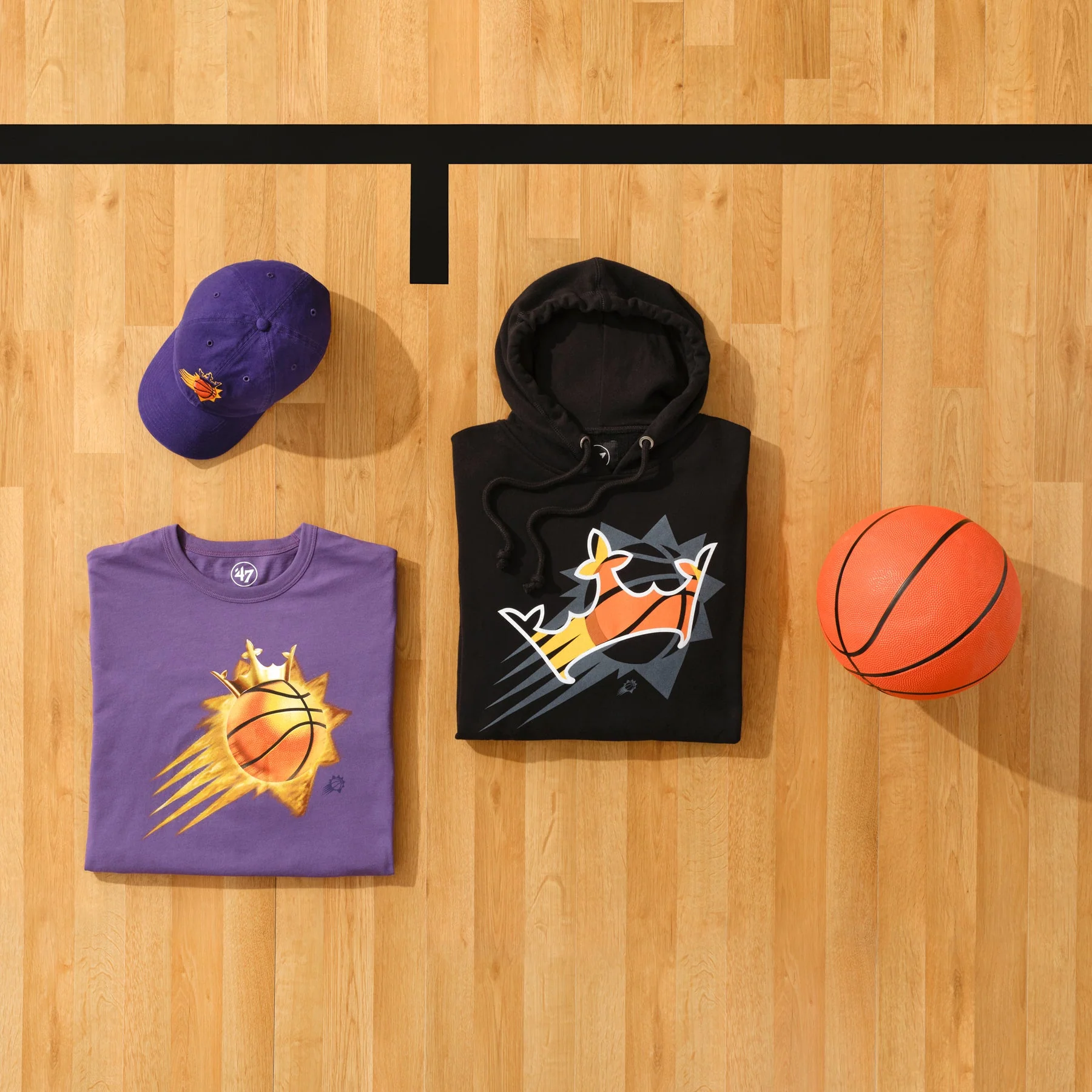 Phoenix Suns Crown '47 Headline Hoodie - Image 4