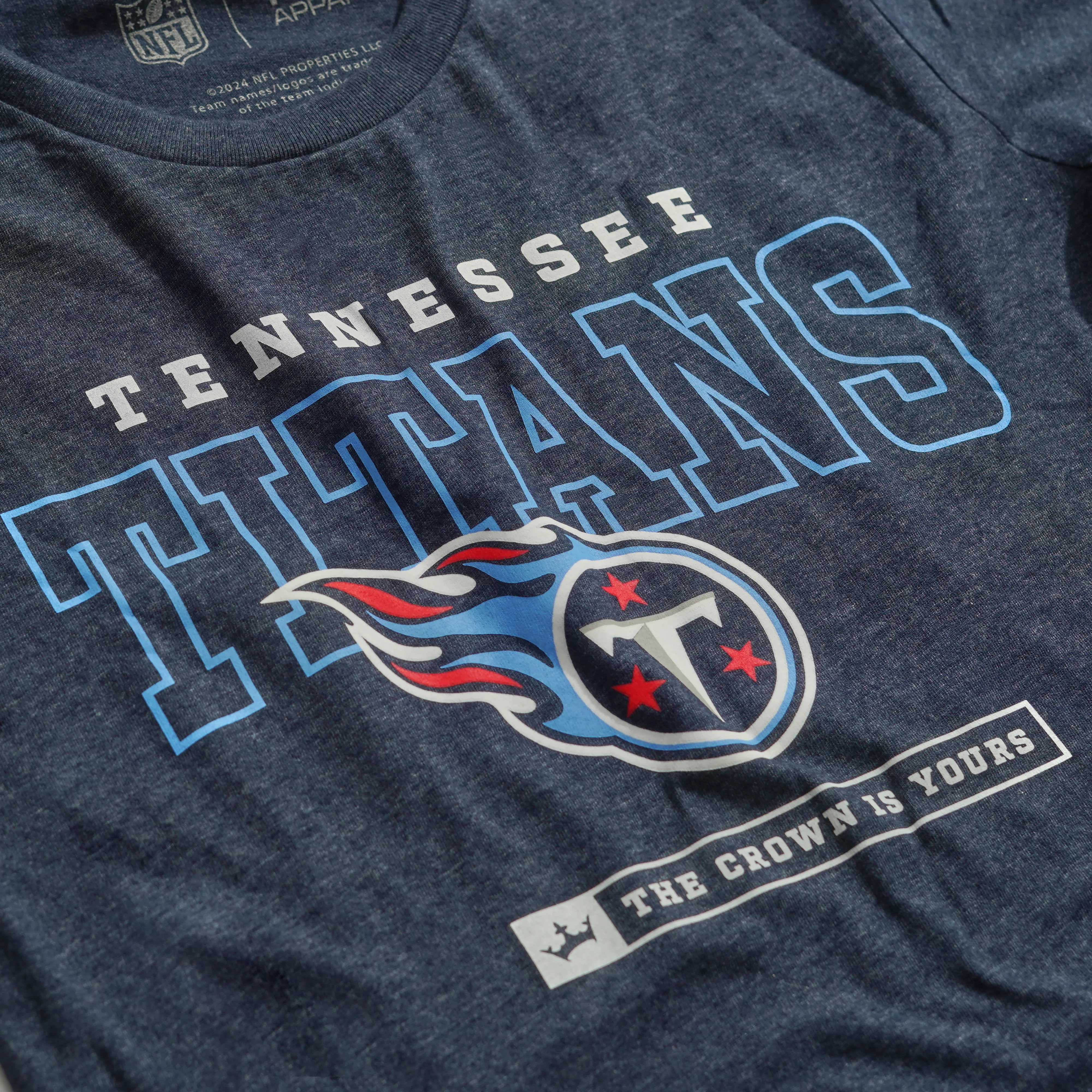 Tennessee Titans Crown Women's Short Sleeve T-Shirt - Image 3